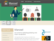 Tablet Screenshot of marosel.nl